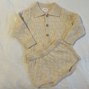 Cat and Jack Knit Diaper Set NWOT 18 months